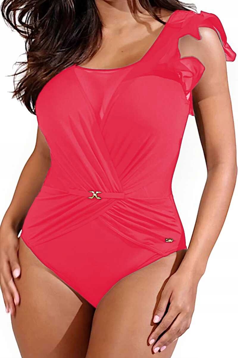 Self Jednodílné plavky Canoy22 1006A1 2d růžové 2XL