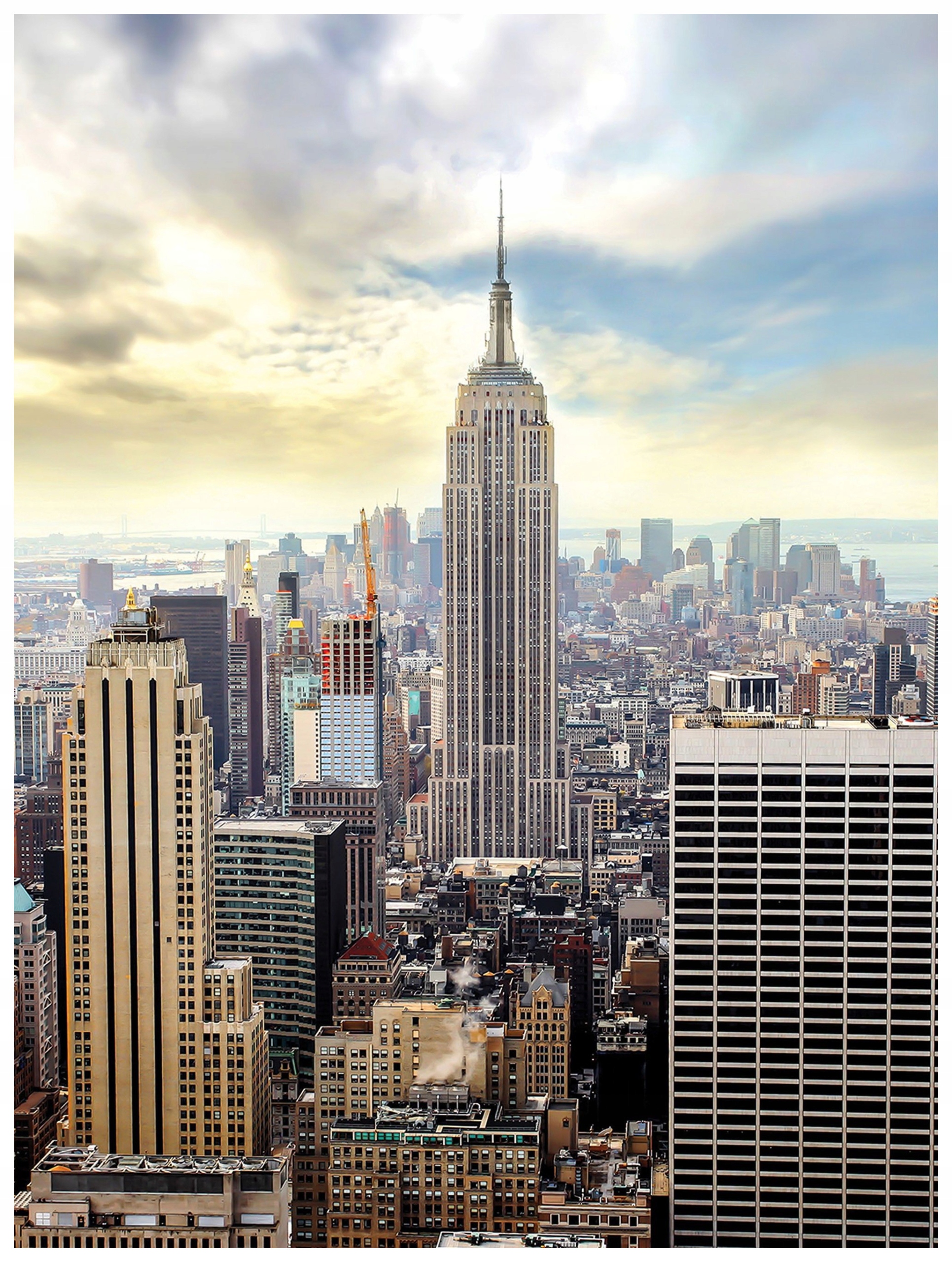 Fototapeta New York panorama Empire State Building město 206x275 lepidlo