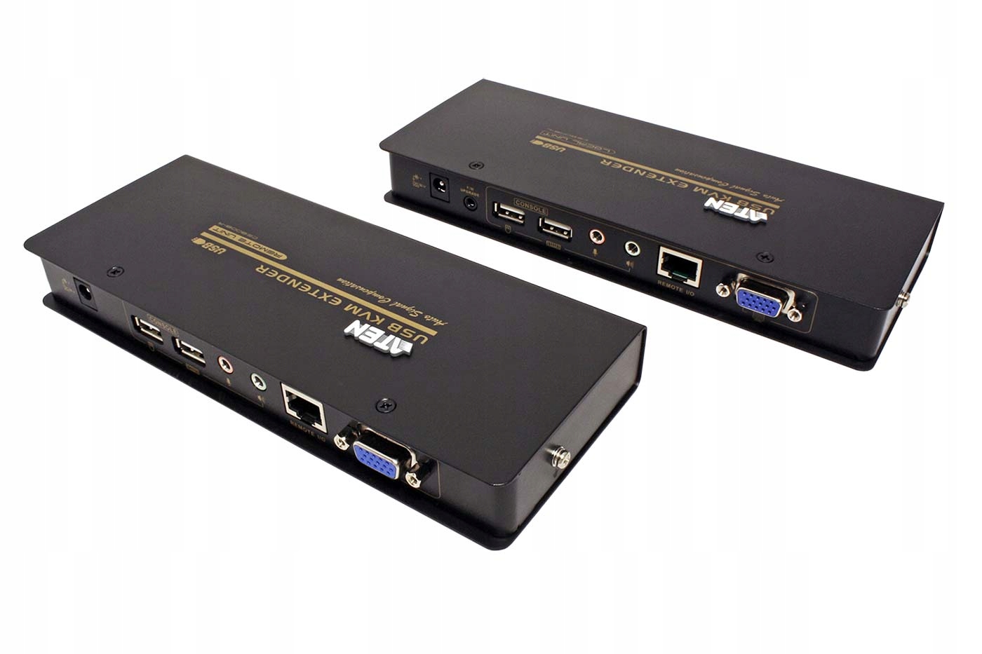 Aten Kvm prodlužovací adaptér (usb, Vga, audio), přes Tp, 250m (CE800B)