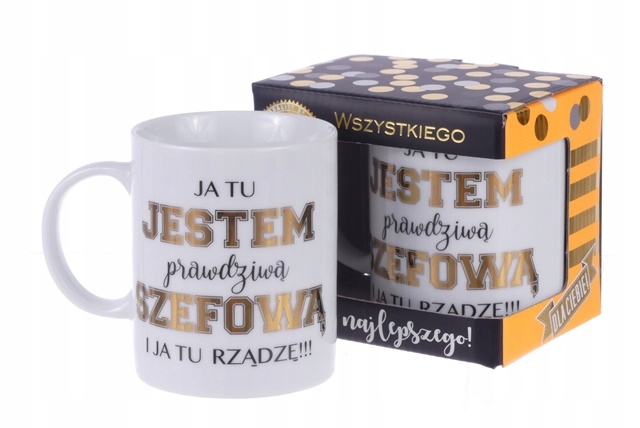 

Kubek Dla Szefowej Prawdziwej Szefowej