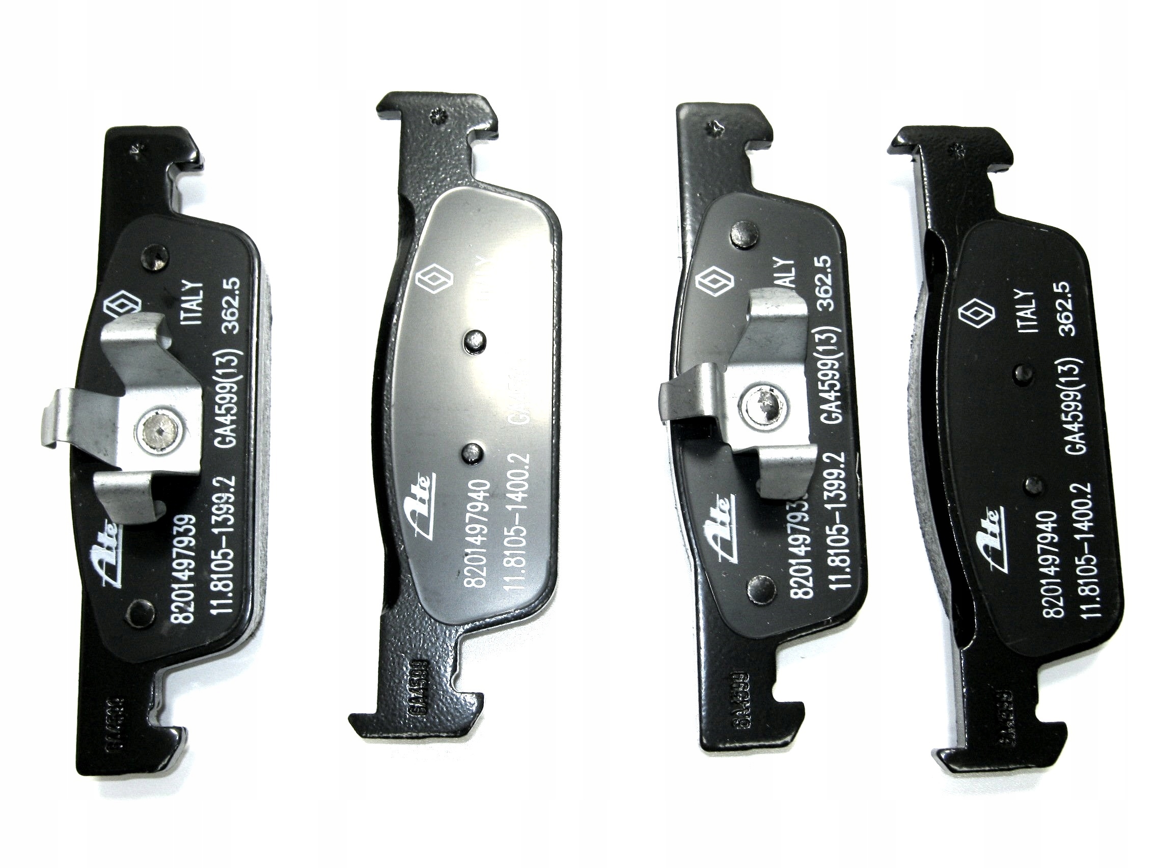 KLOCKI HAMULCOWE PRZÓD RENAULT CLIO IV 12- ORYG