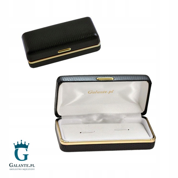 Spinki do mankietów Czarny Onyks SD-0204 Marka Inna marka