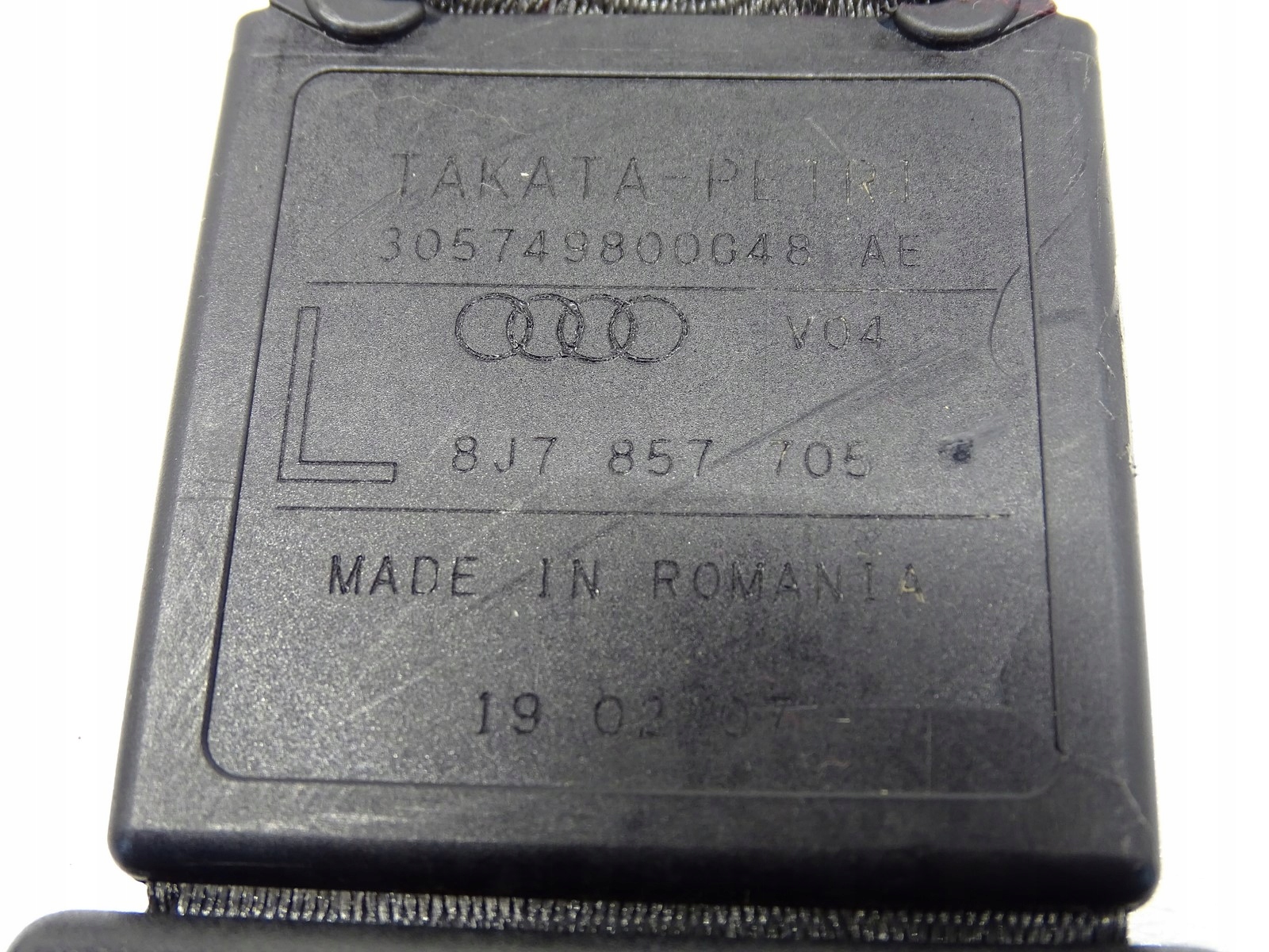 tension belt safety left front front AUDI TT 8J 8J7857705