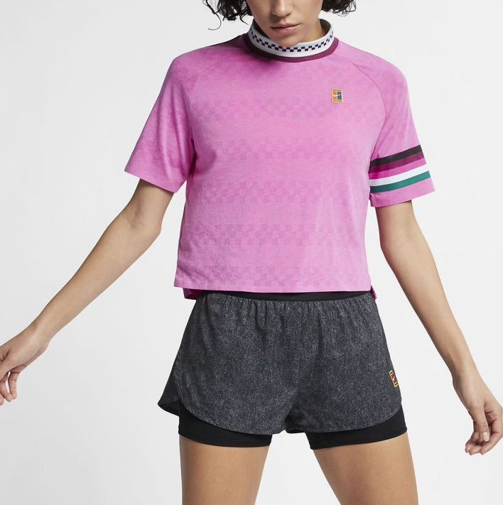 KOSZULKA NIKE COURT TENISOWA DRI-FIT AJ8741623 XL Dekolt stójka