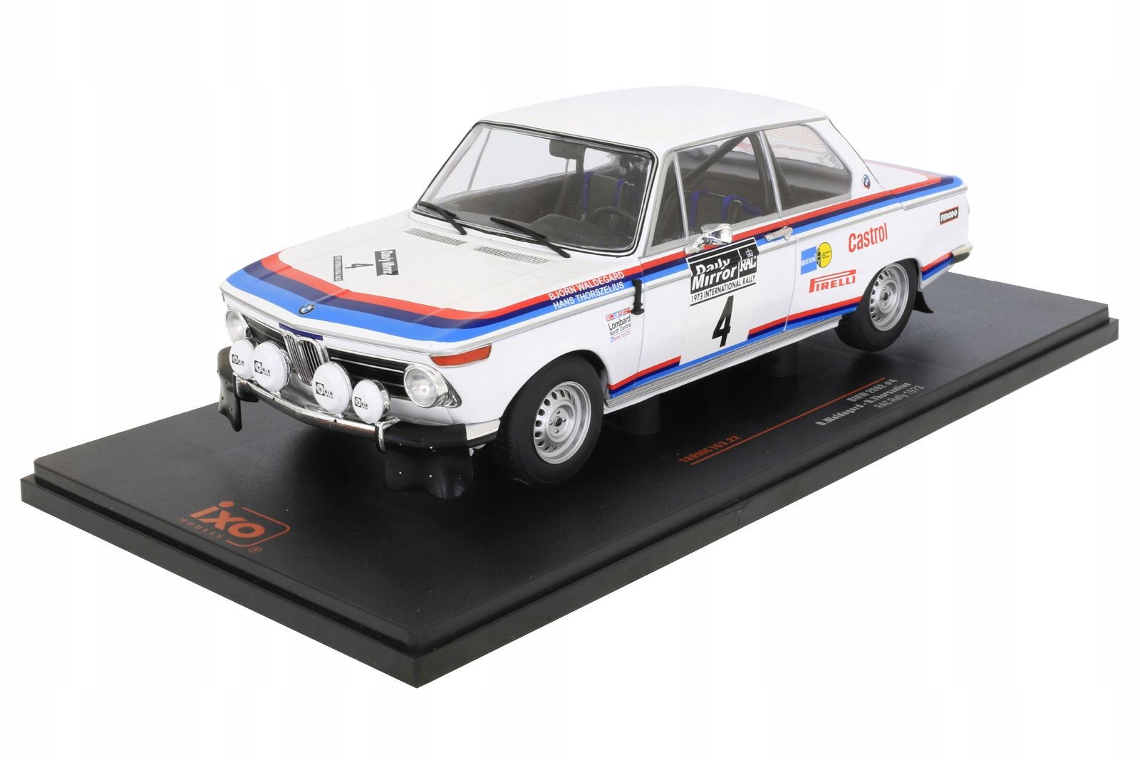 Bmw #4 B.Waldegard Rac Rally 1973 2002 1/18 ixo