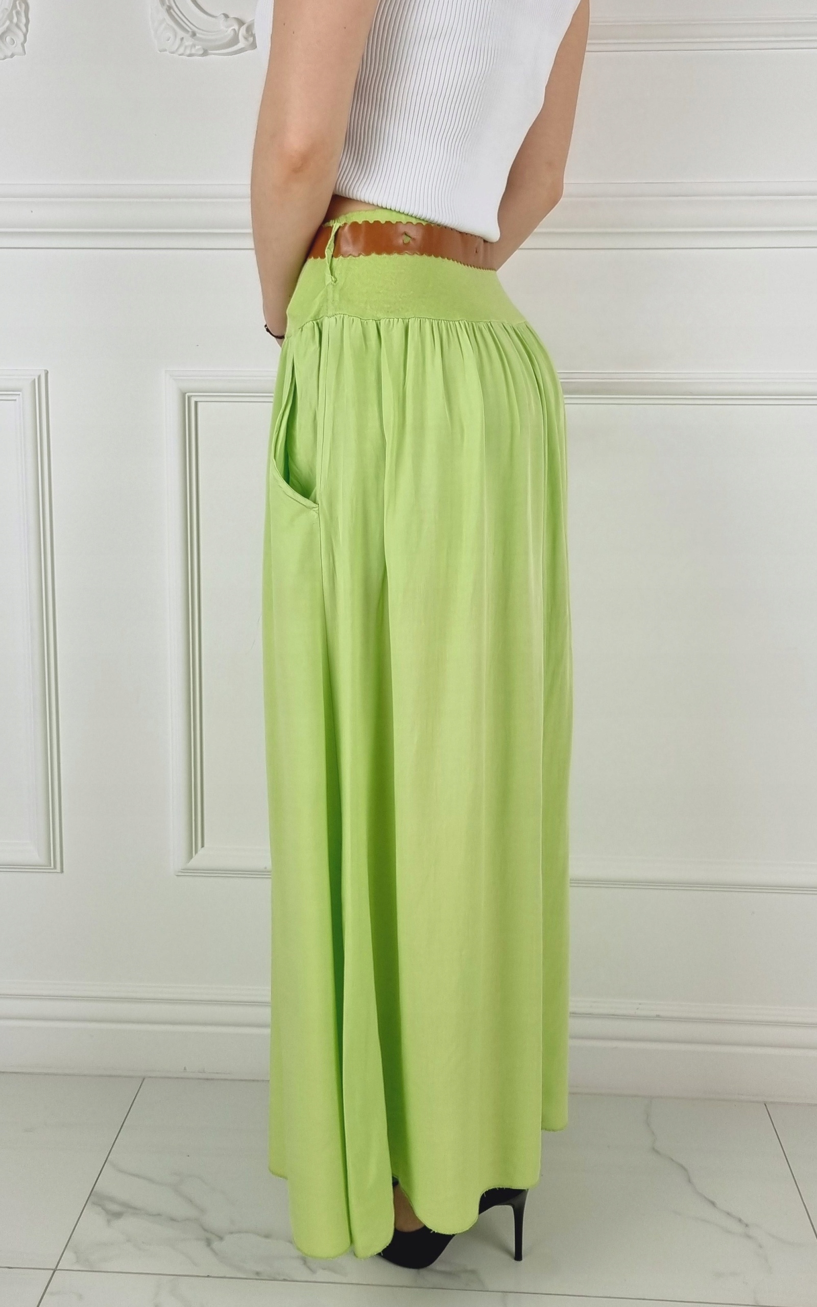 ZWIEWNA DŁUGA SPÓDNICA MAXI DO KOSTEK BOHO DAMSKA Rozmiar uniwersalny