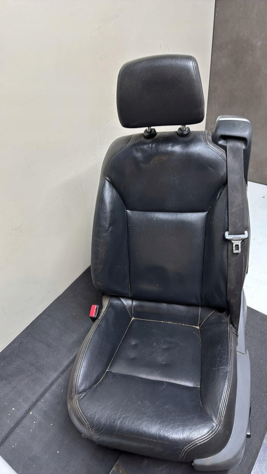 seat left CABRIO driver´s SAAB 9-3 II 93 black leather electrical