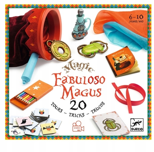 

Djeco: Zestaw magika 20 sztuczek Fabuloso 6+ 9962