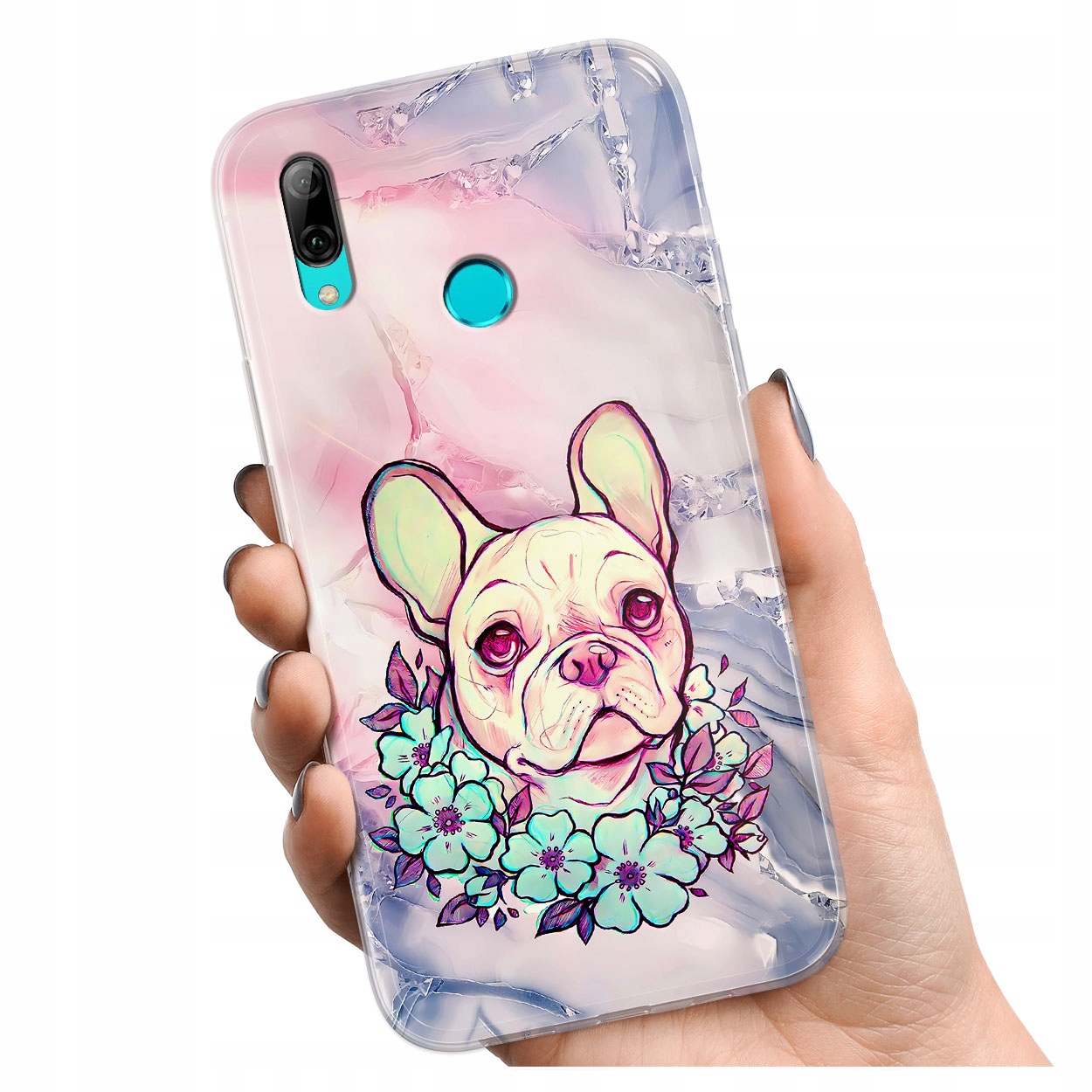 ETUI + SZKŁO NA TELEFON HUAWEI P SMART 2019 CASE OBUDOWA POKROWIEC