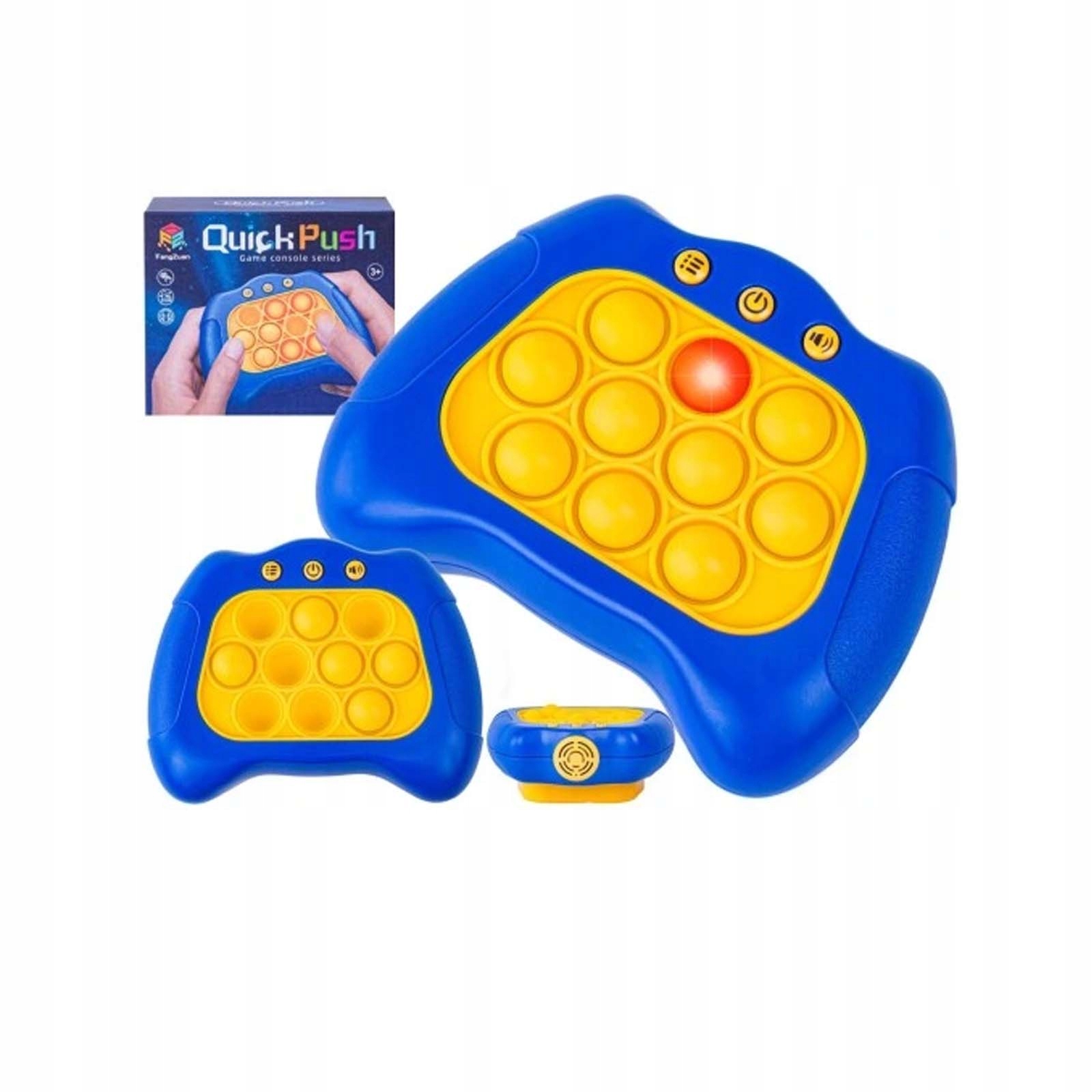 POP IT GRA ELEKTRONICZNA ANTYSTRESOWA ZRĘCZNOŚCIOWA SENSORYCZNA POPIT Model Quick Push
