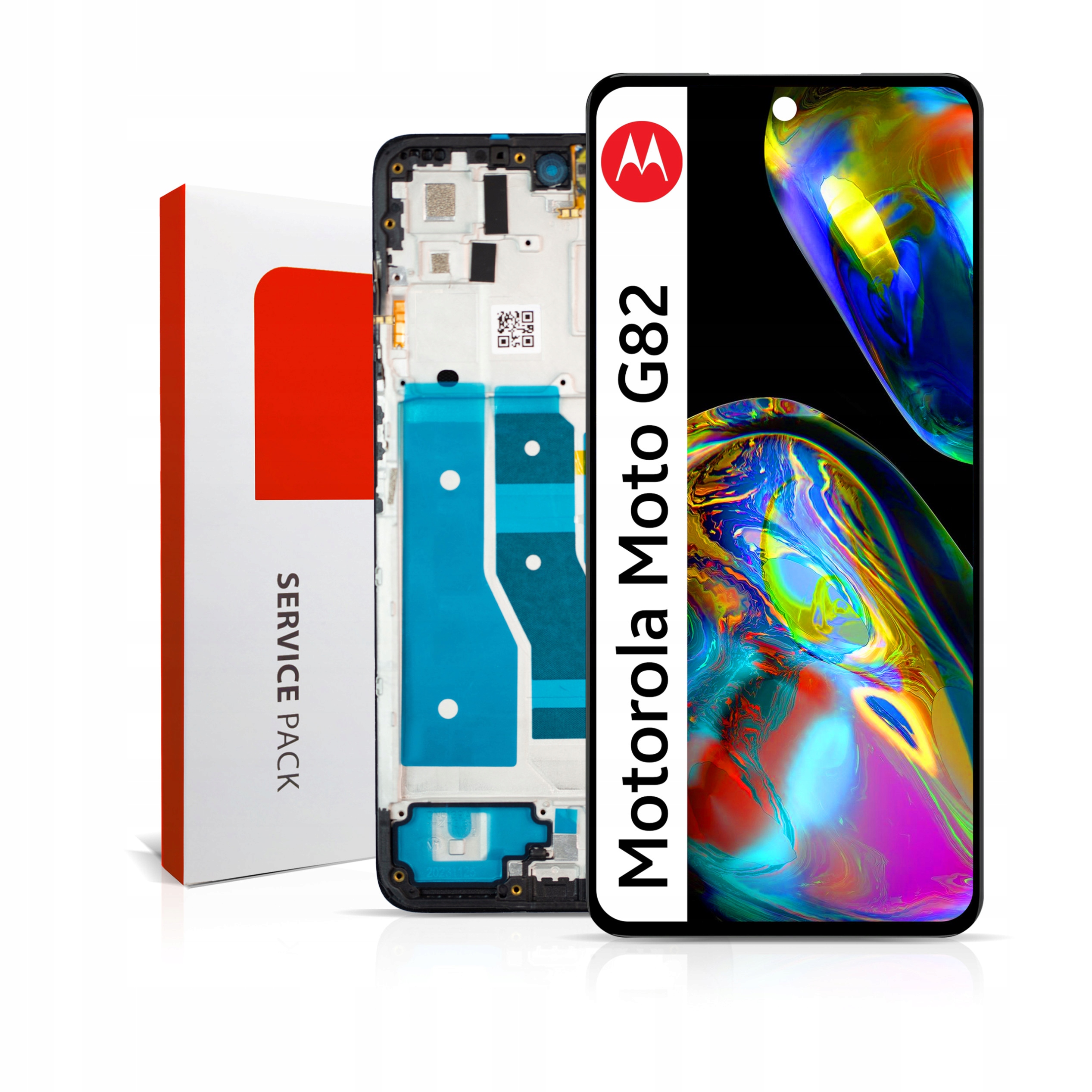 XT2225-1 LCD pro Motorola G82 Service Pack Matrix Rámeček Originální Zila