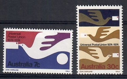 Australia 1974 Mi 557C-558 Czyste **