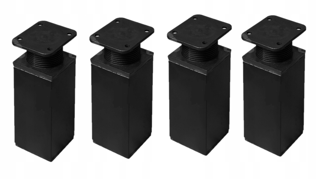 

Noga Nóżka Meblowa Kuchenna H60 Czarny Mat 4szt