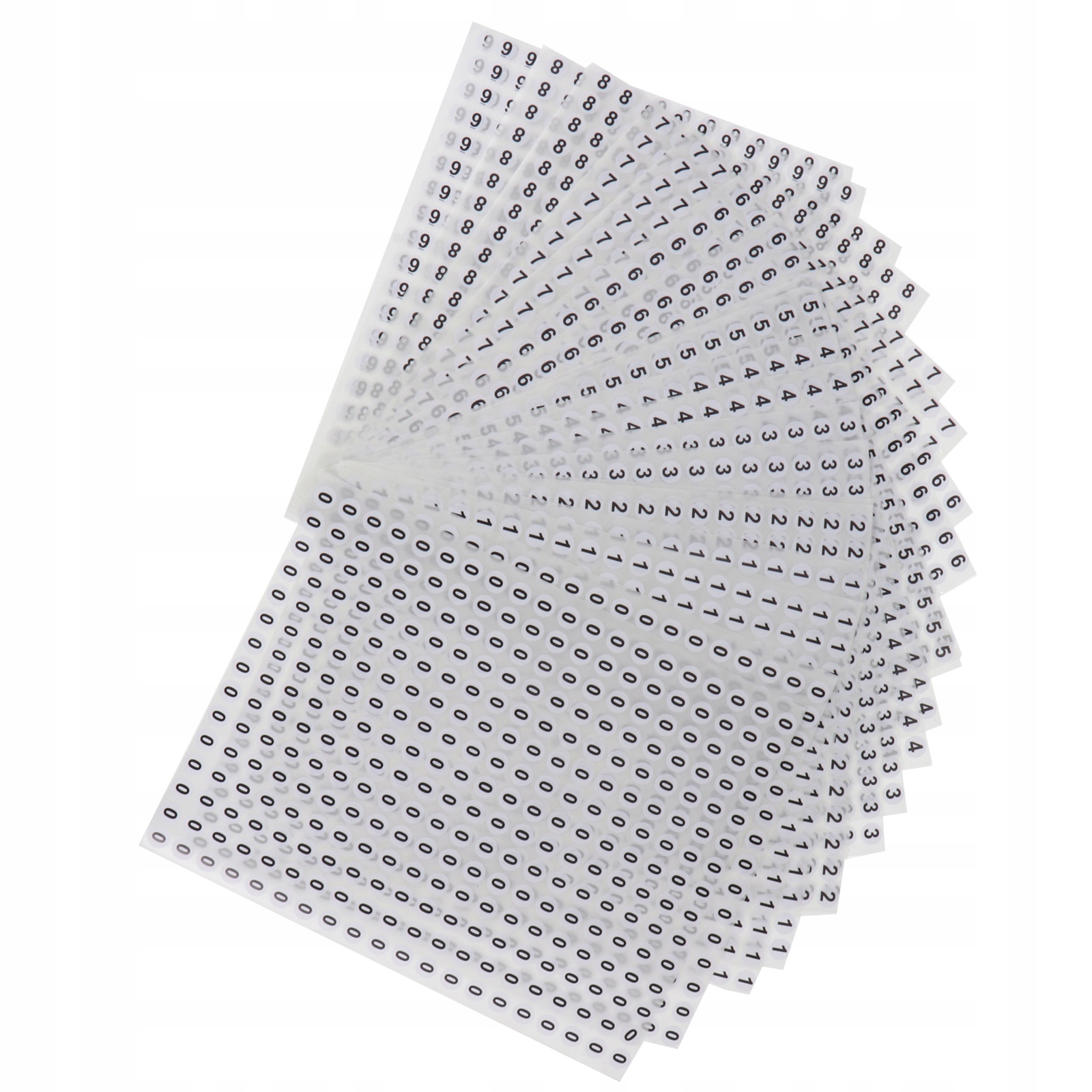 6000 sztuk Klej numer etykiety Numeracja naklejki Producent Inny