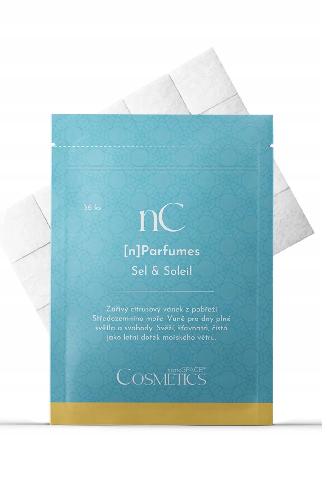Unisex bezvodý parfém [n]Parfumes Sel & Soleil nanoSPACE Cosmetics