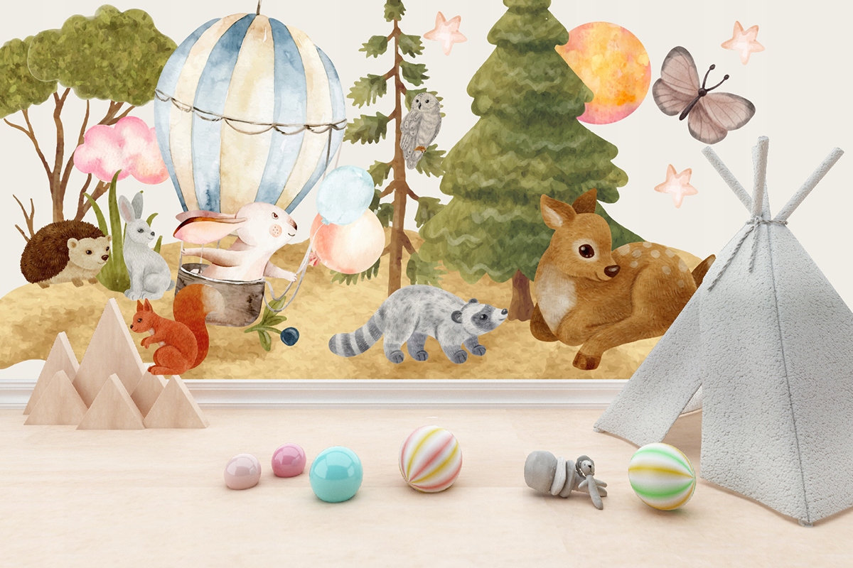 naklejki naklejka na ścianę dla dzieci polana 200 Stan opakowania oryginalne