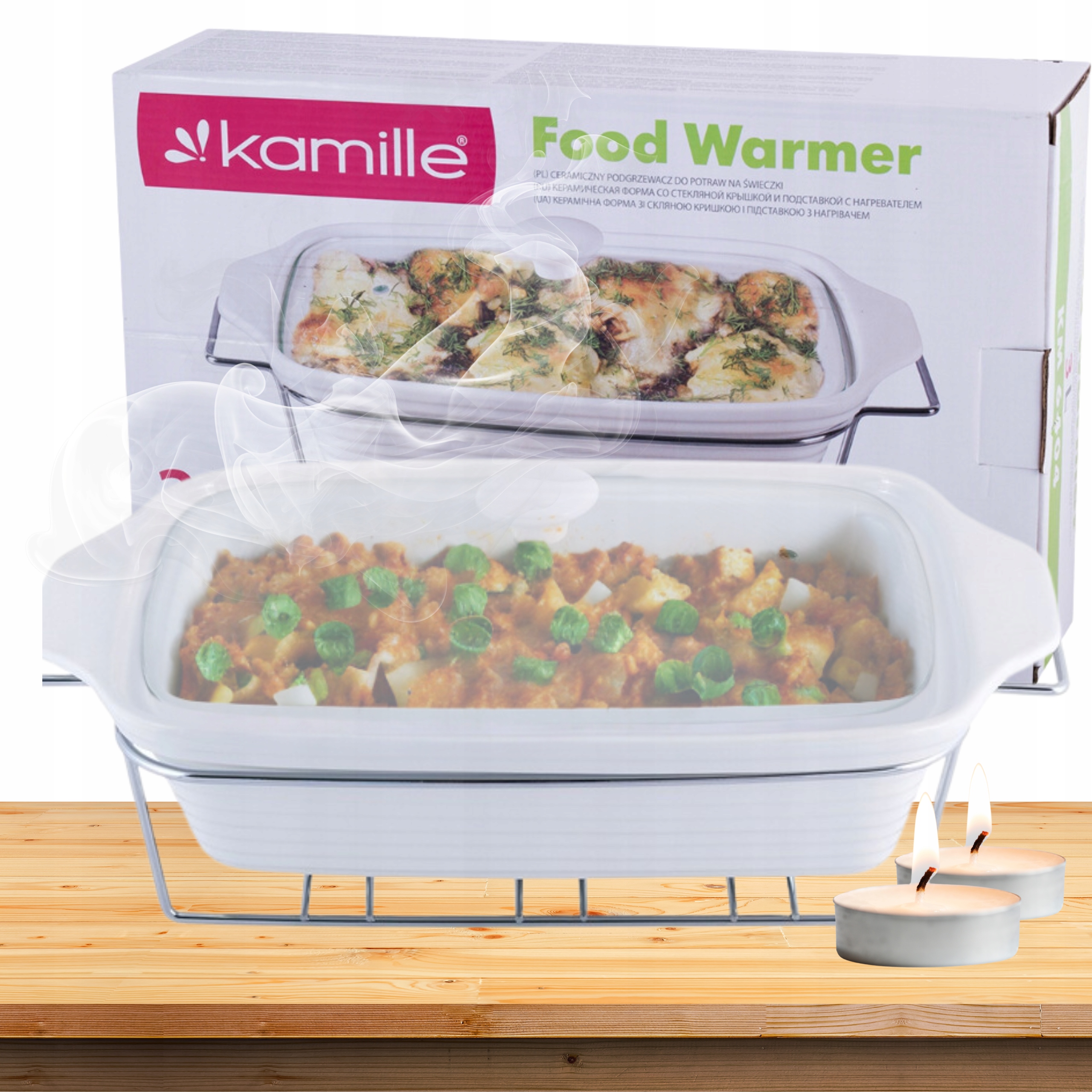 Ohřívač Nádobí žáruvzdorným ohřívačem