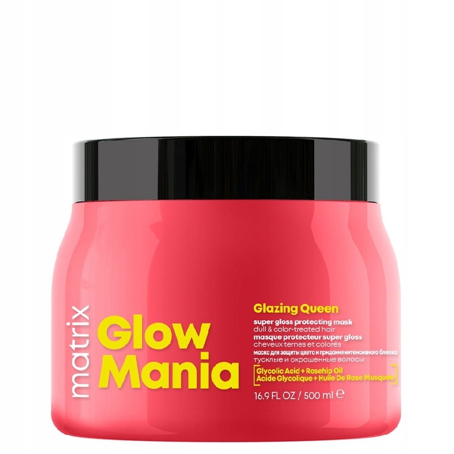 Maska do włosów farbowanych Matrix Glow Mania 500 ml