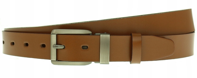 

Pasek skórzany męski klasyczny karmelowy 110 cm