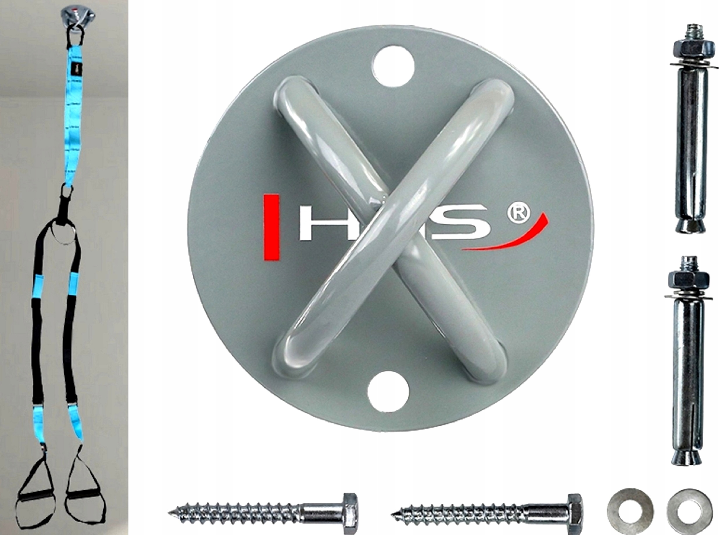 

Uchwyt Do Taśm I Gum Trx Bezpieczny Na Kotwy 220KG