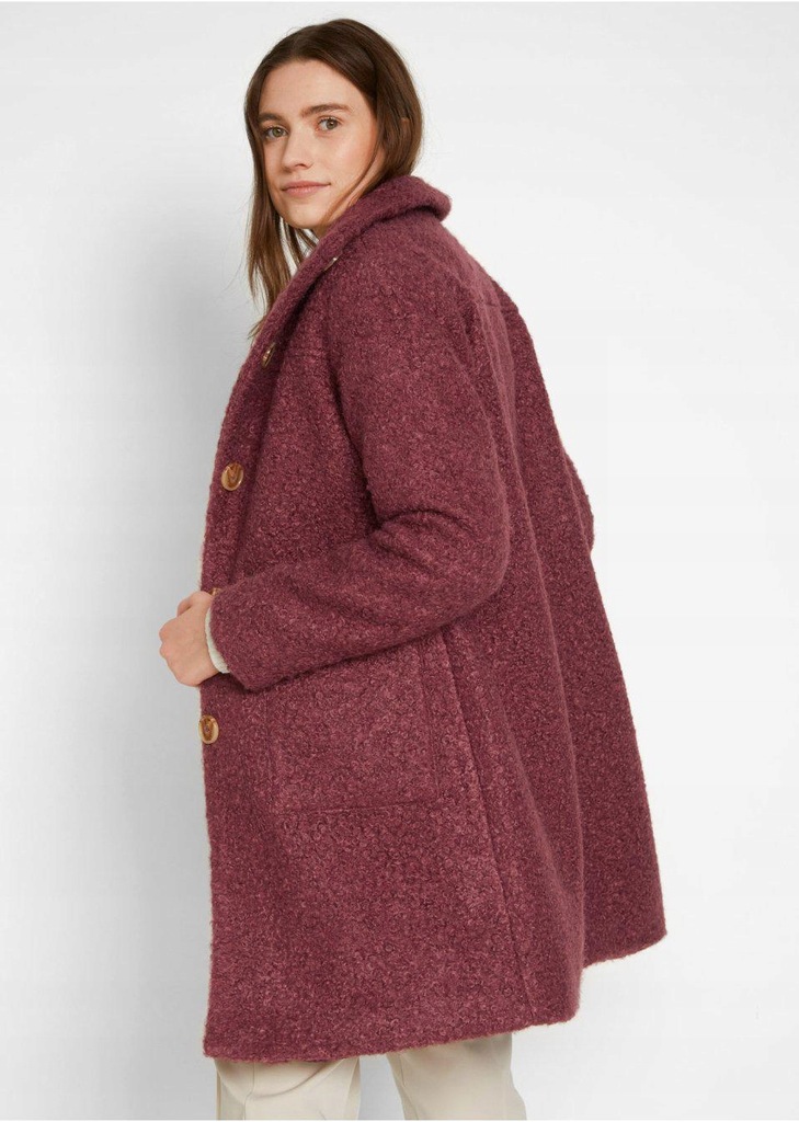 *lucky1616* Krásná Stylová Pohodlná Bunda Boucle 50 5XL