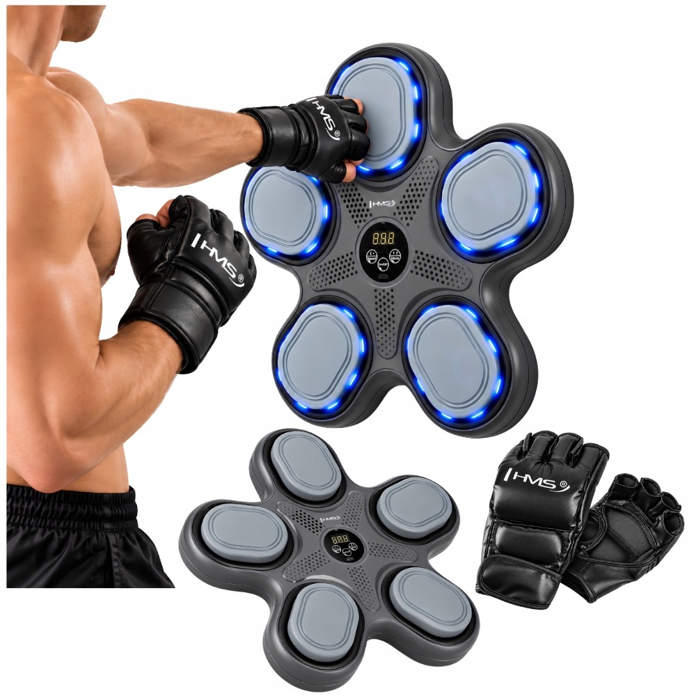 Elektronický boxerský hudební boxovací stroj rukavice Mma Hms