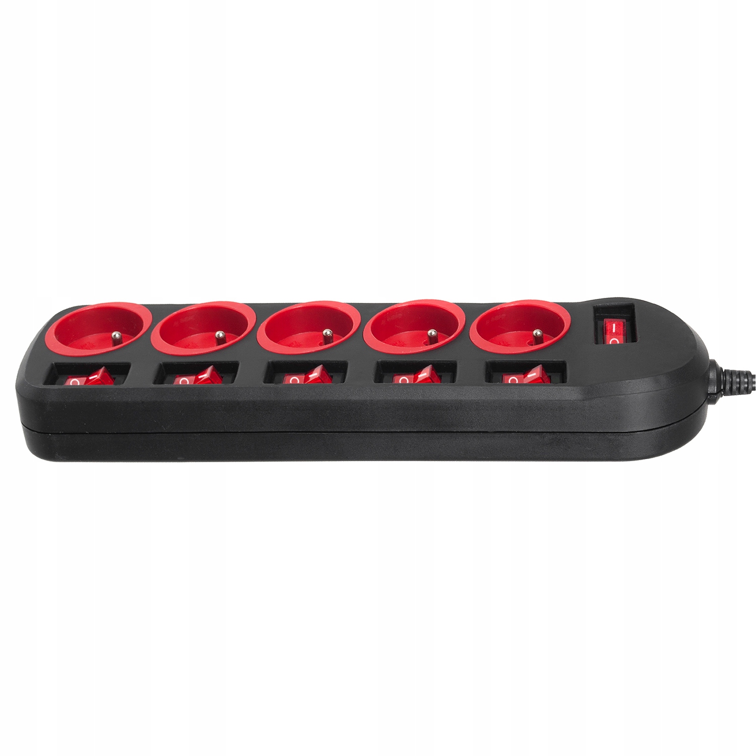 Przedłużacz listwa zasilająca z wyłącznikami podświetlanymi 1,5m MCE204 EAN (GTIN) 5902211109617