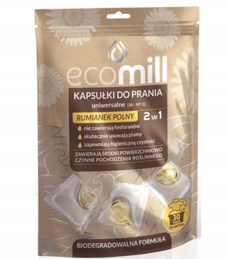 

EcoMill Kaps. do prania Rumianek polny 2w1 30 szt