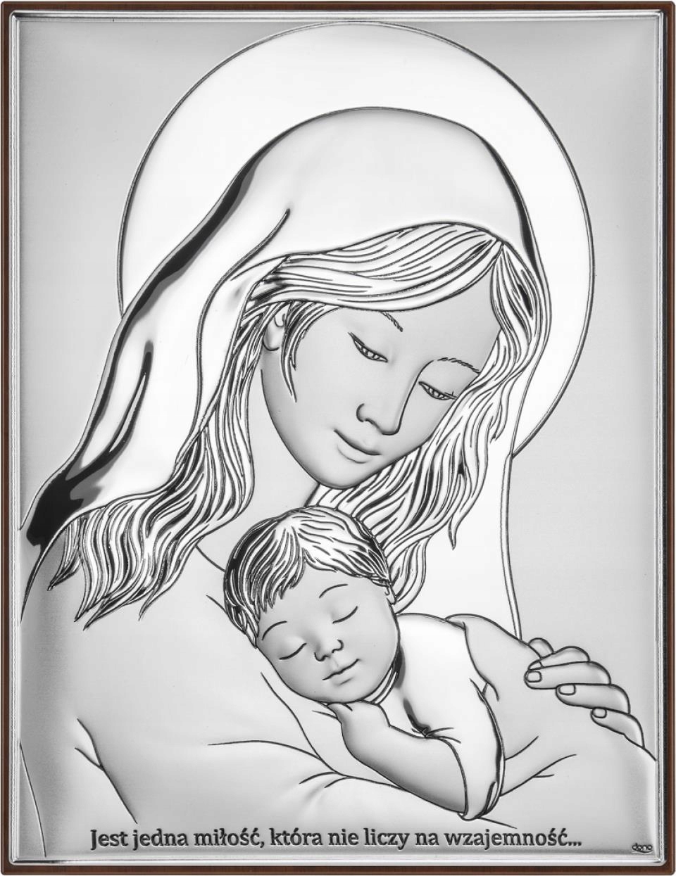 Obraz Panna Mária s dieťaťom Gravírovanie Zadarmo DS38X2X