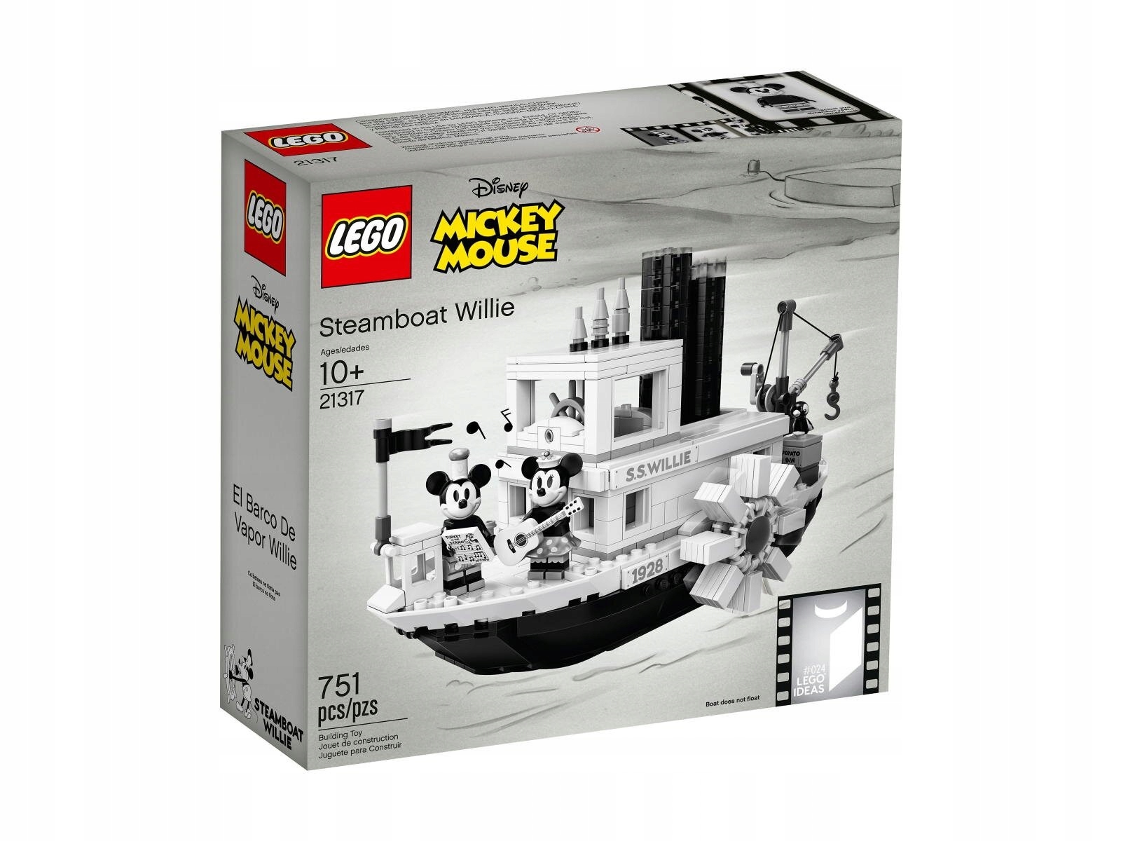 Lego Ideas 21317 Parownik Willie Nové