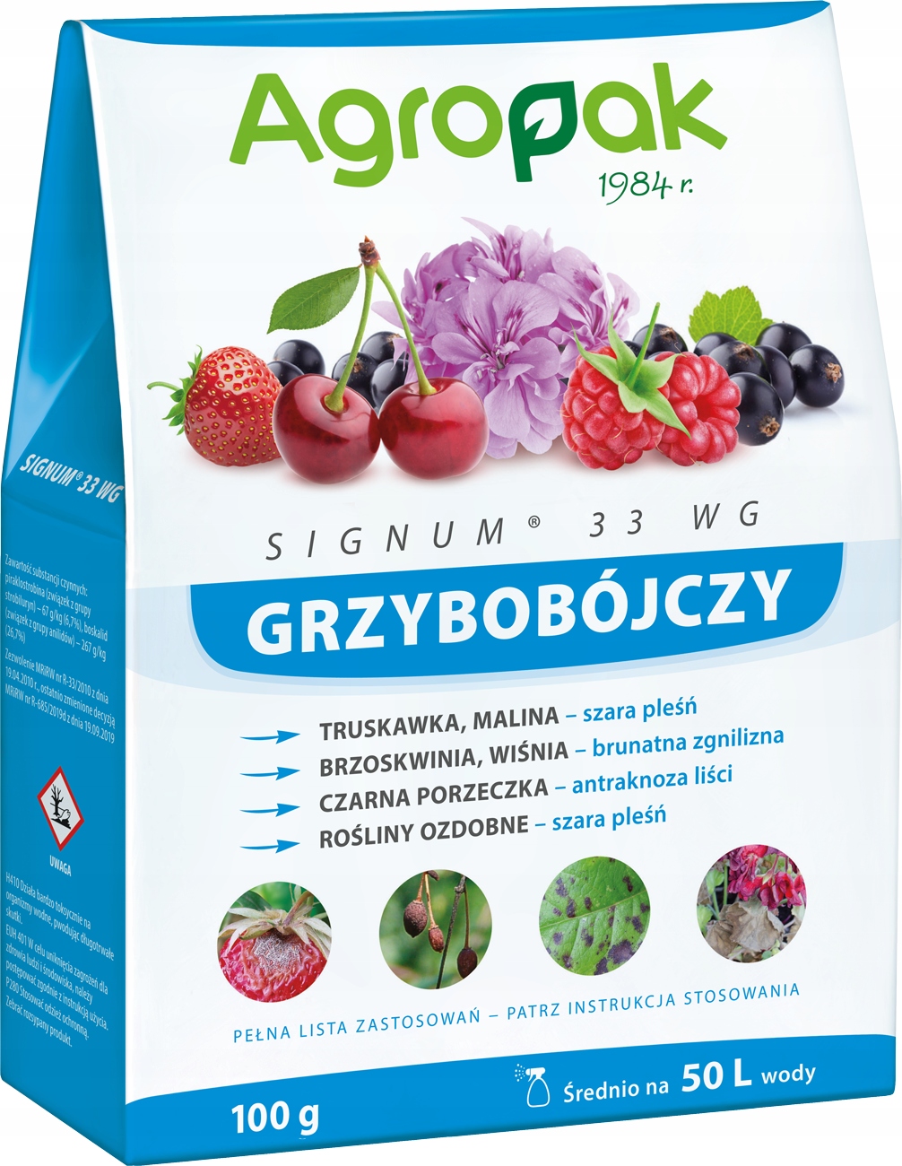 

Signum 33 Wg 100g Agropak grzybobójczy szara pleśń