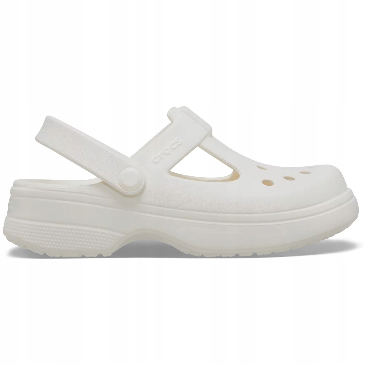 Crocs Klapki Dla Dzieci Classic Mary Jane Clog Kids 210615-0WV Białe 28-29