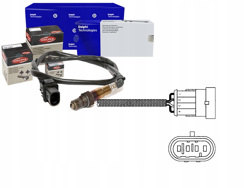 Sonda Lambda Fiat 1,8 16V Delphi Asistent Kolize #34