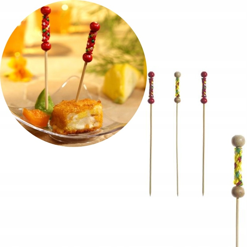 

Drewniane patyczki do szaszłyków deserków 40szt