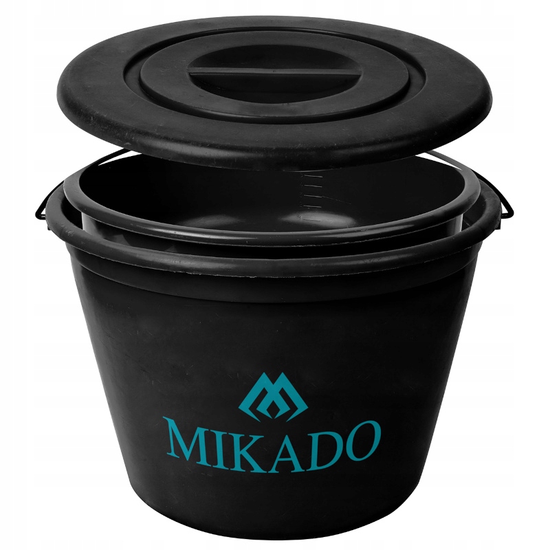 Wiadro z miską i pokrywką 25L Mikado