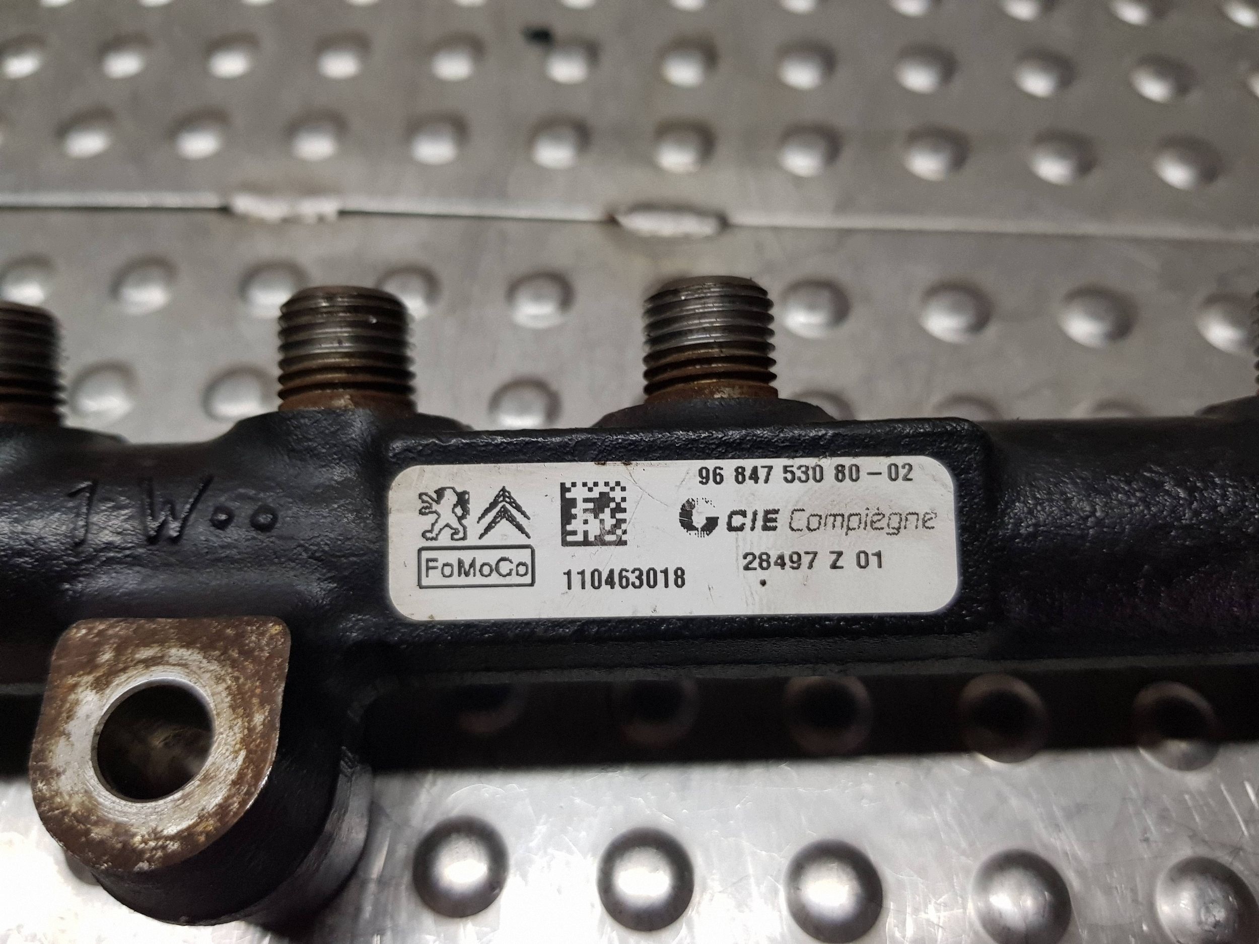 injection ramp sensor 9684753080 FORD MONDEO MK4 S-MAX MK1 1.6 TDCI