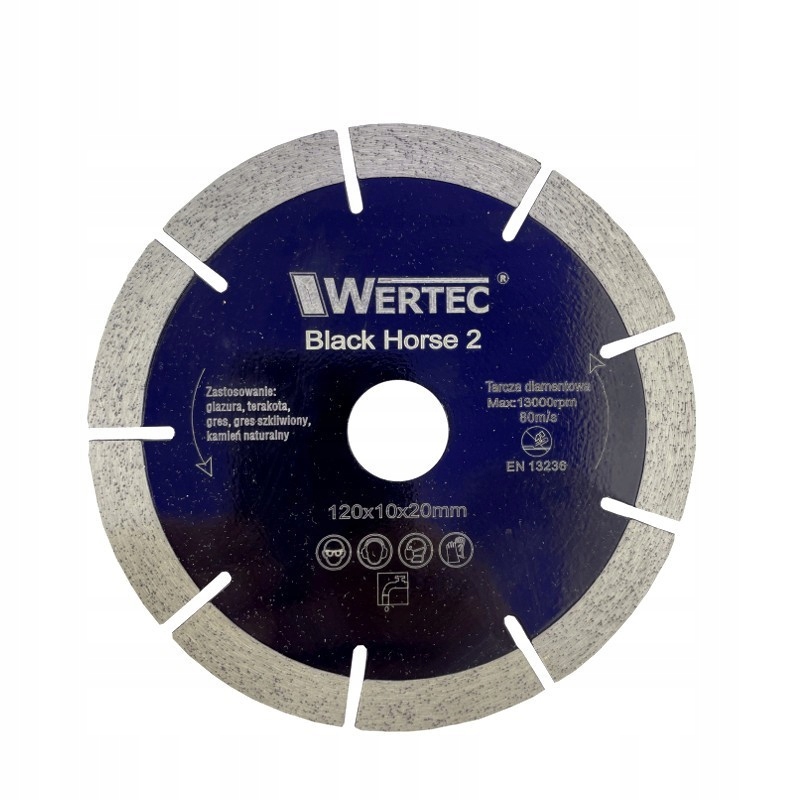 Wertec Tarcza Diamentowa Black Horse 2 120X20 Precyzyjna