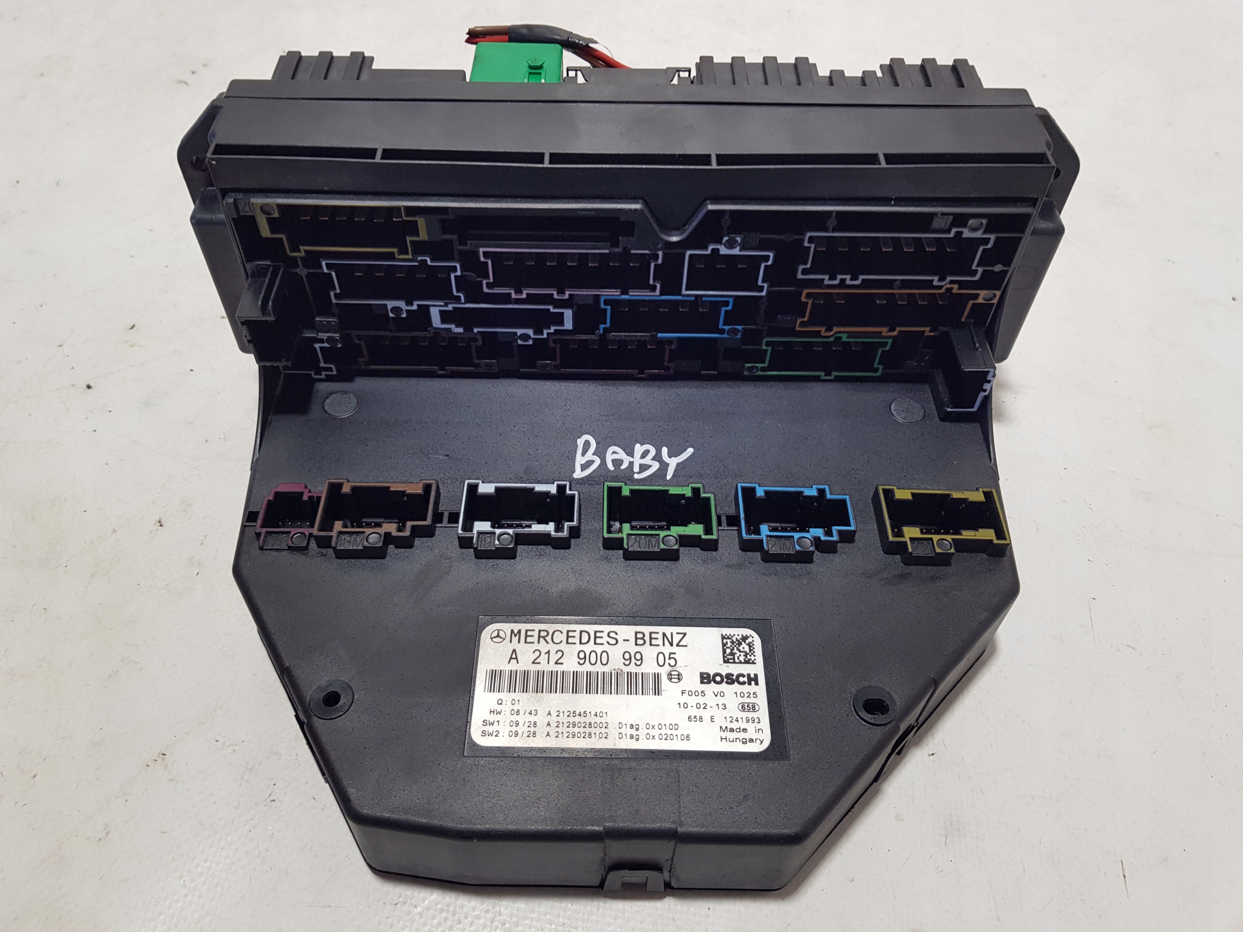 MERCEDES W207 W212 modul Bedienteil SAM 2129009905