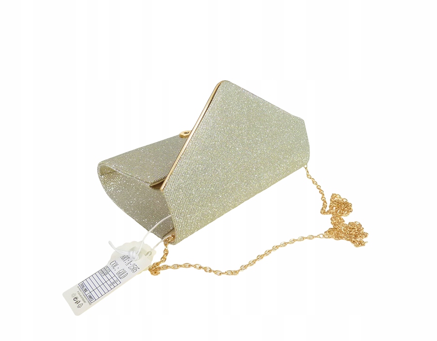 TOREBKA WIZYTOWA na RAMIĘ KOPERTÓWKA ZŁOTA SREBRNA ŁAŃCUSZEK WIECZOROWA Kod producenta kopjao3