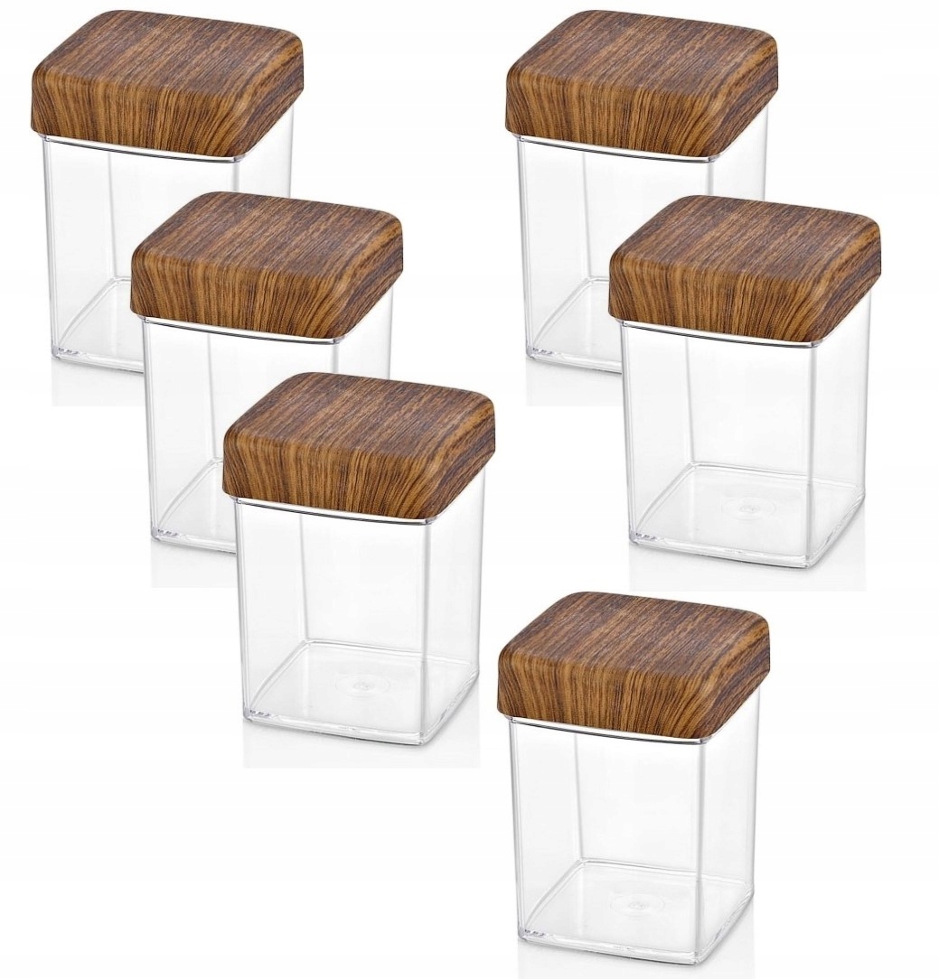 6 x POJEMNIK DO PRZECHOWYWANIA PRZYPRAWY ZIÓŁA 1L Marka Tragar