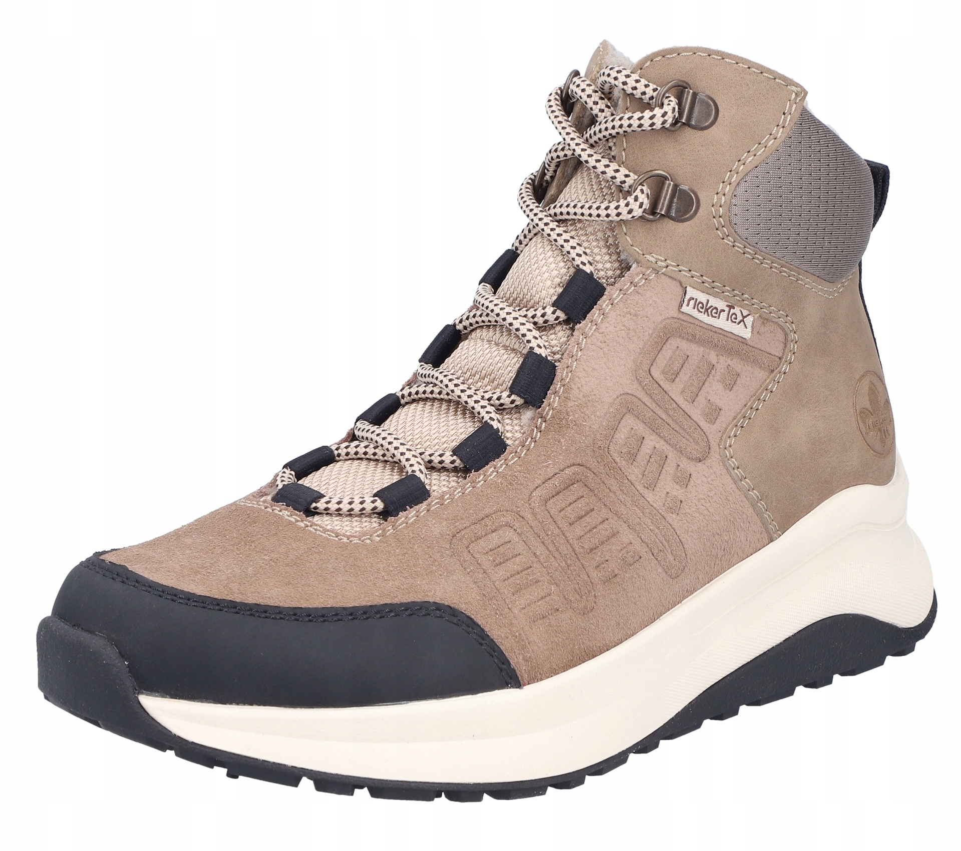 Dámské kotníkové kotníkové boty Rieker Z0910-90 vel. 38, hnědé, z Tex materiálu