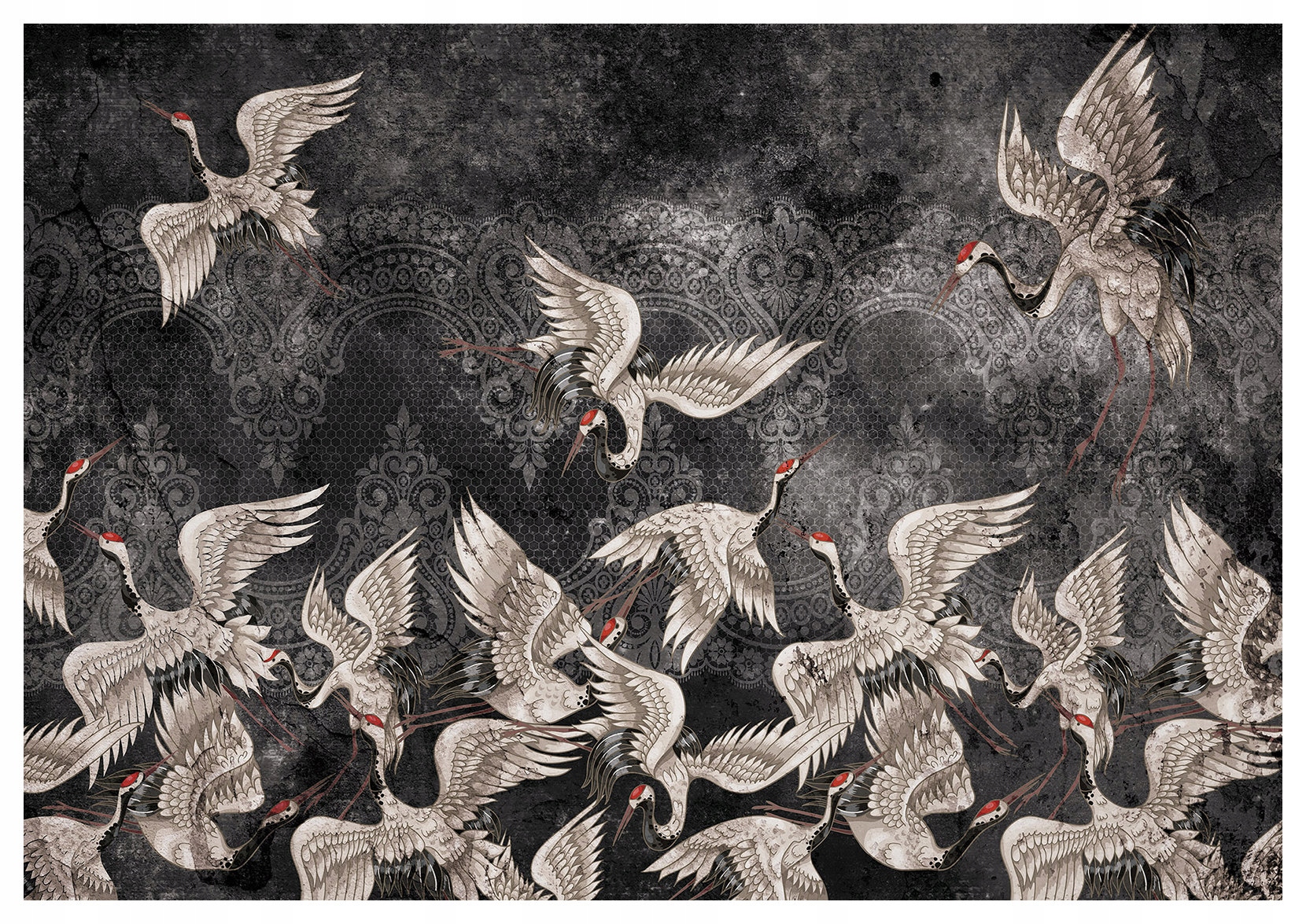 Fototapeta Jeřábi v letu Elegance styl do vašeho interiéru 250x175 lepidlo