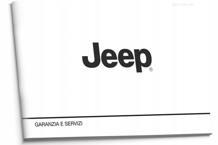 Jeep Čistá italská servisní kniha