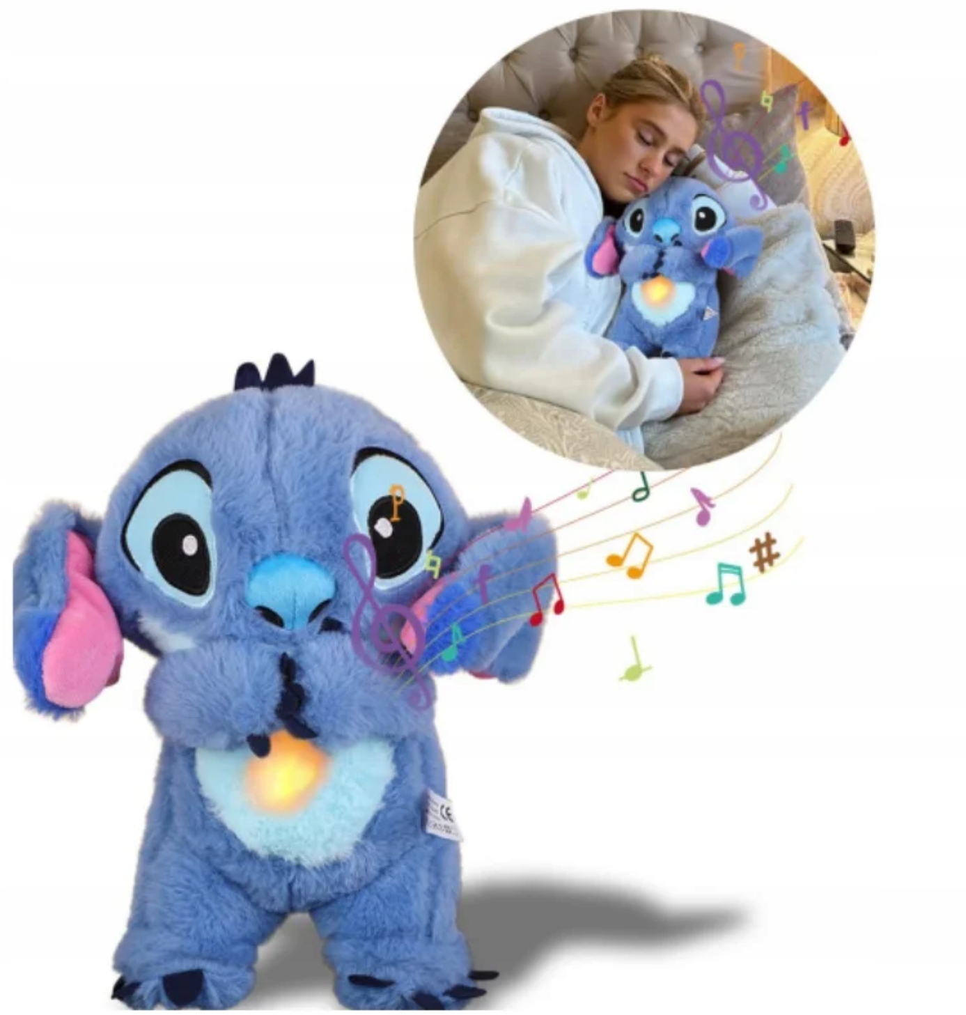 PRZYTULANKA MASKOTKA STICH USPOKAJACZ MIŚ SZUMIŚ ODDYCHAJĄCA STICH Kod producenta 1