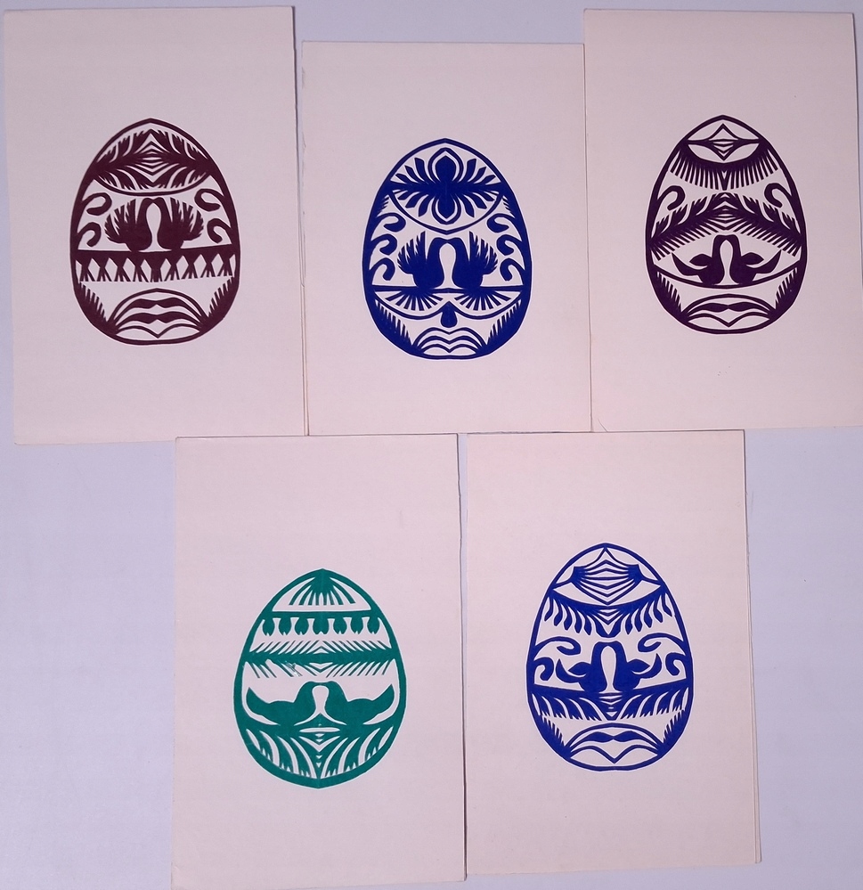 WYCINANKA KURPIOWSKA karnet 5szt