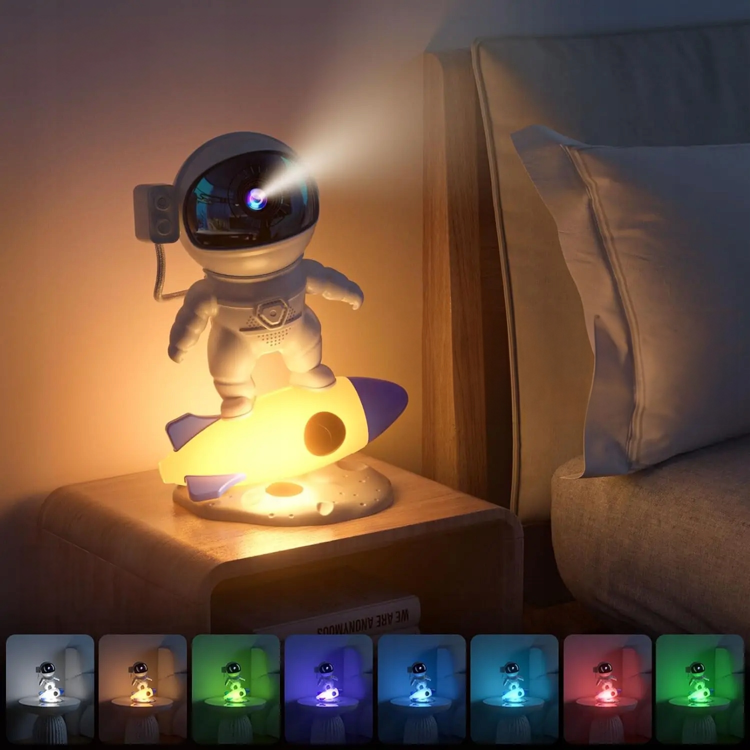 Projektor GWIAZD LED USB PLANETARIUM 8 kolorów LAMPKA NOCNA Kod producenta 1729091