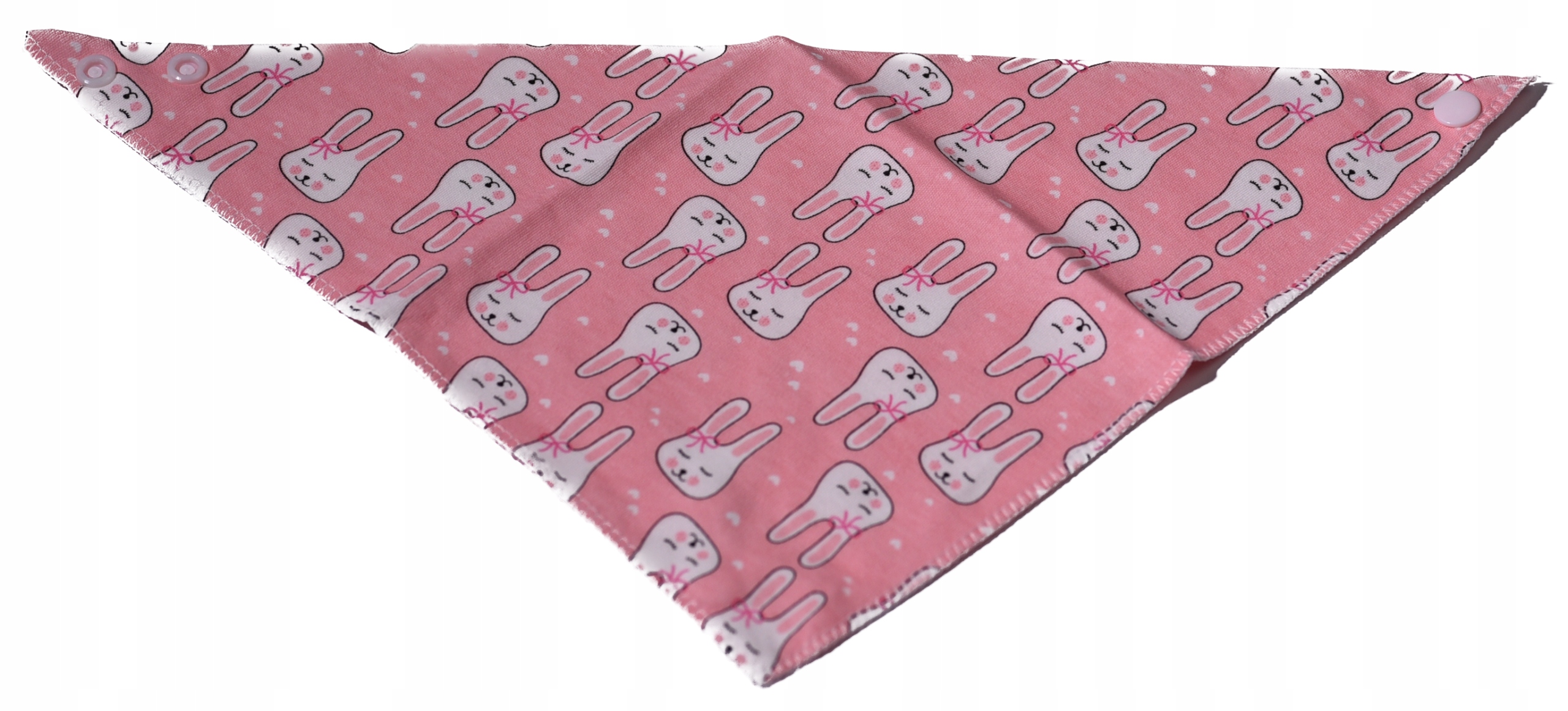 Śliniaczek Bandana Chusta Różowa Dzieci Śliniak Rodzaj materiałowy