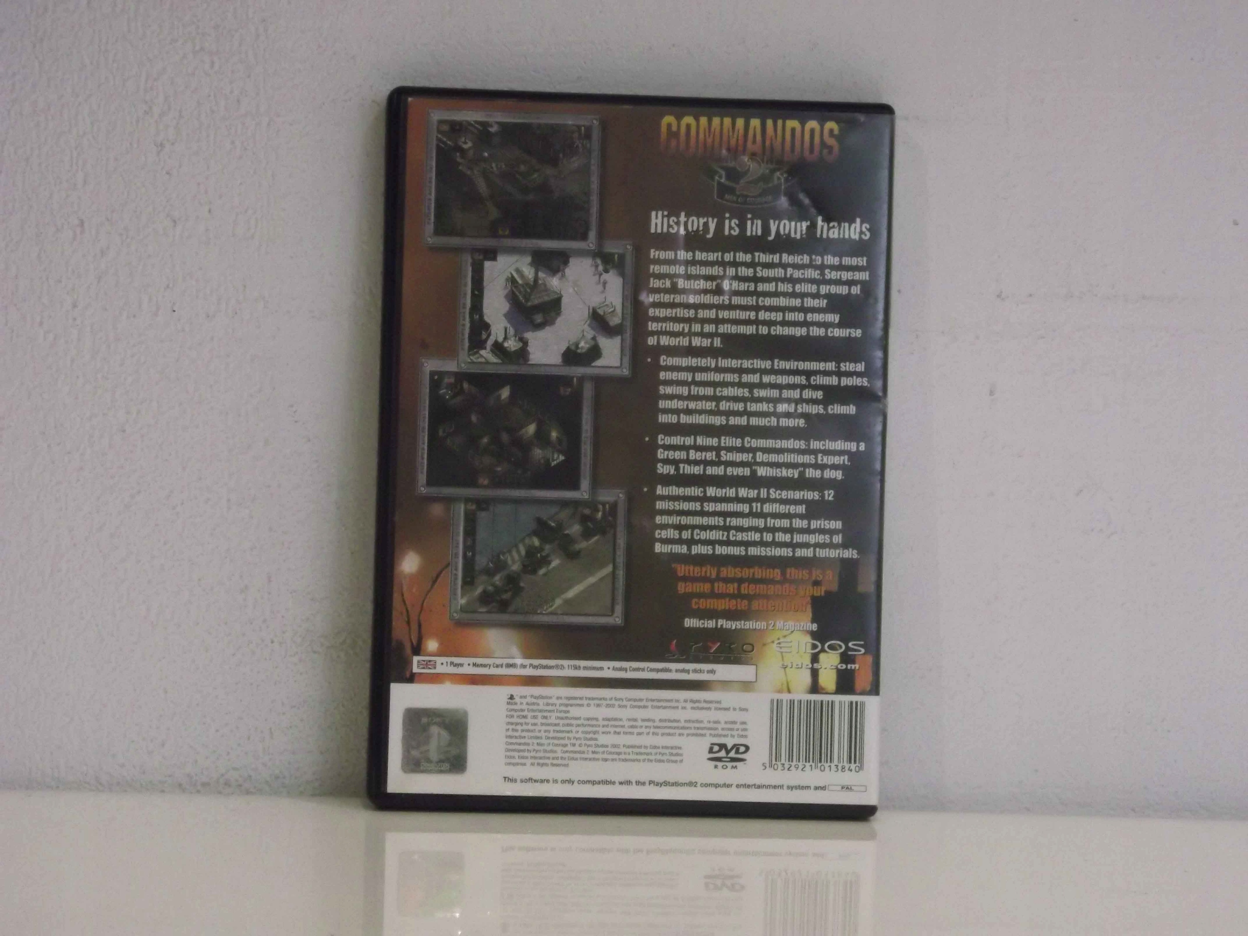 COMMANDOS 2 MEN OF COURAGE PS2 Tematyka gry akcji