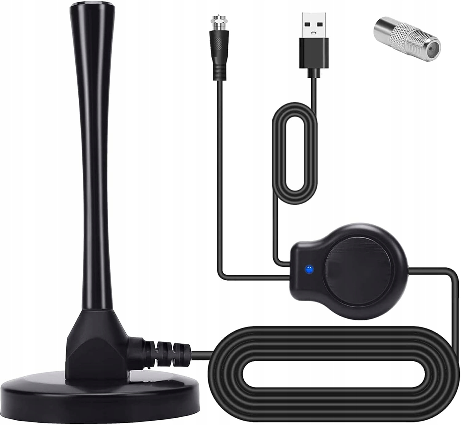 Silná pokojová pozemní DVB-T2 anténa