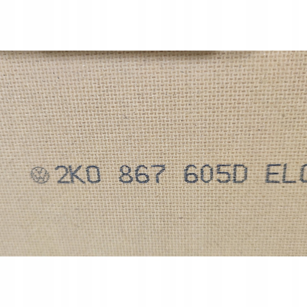 Element upholstery boot Volkswagen Caddy 2K0867605D